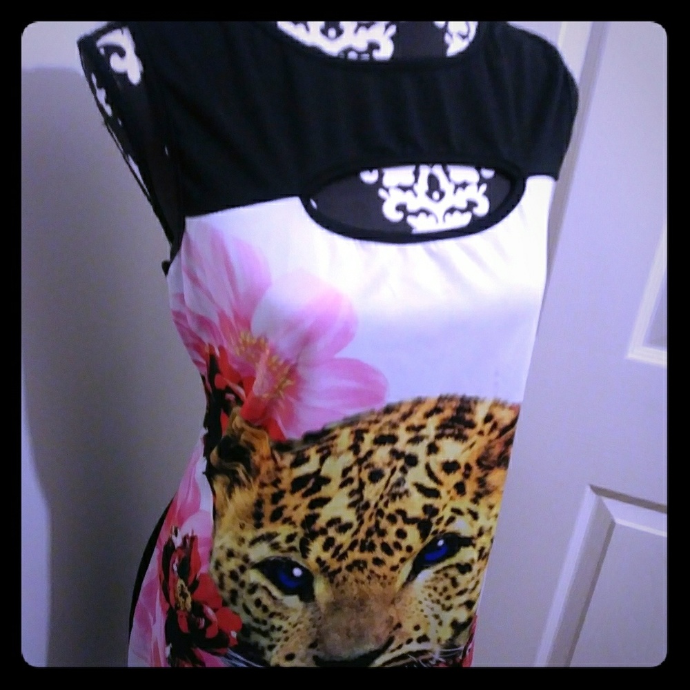 👑Plus Size👑 Leopard Party Dress